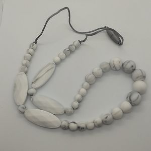 Marquise Flow (Marble) Teething Necklace